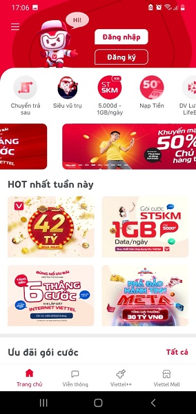 Cách thay đổi thông tin thuê bao Viettel