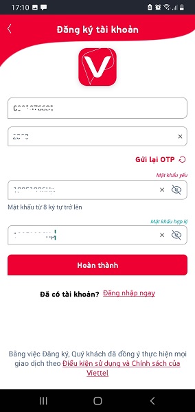 Cách thay đổi thông tin thuê bao Viettel