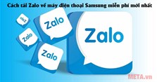Cách tải Zalo về máy điện thoại Samsung miễn phí mới nhất 2025