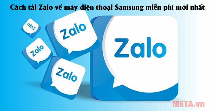 cách tải Zalo về máy điện thoại Samsung