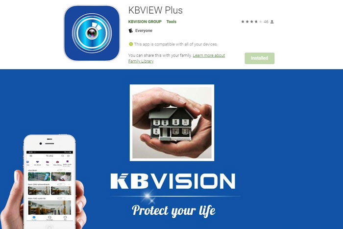 App xem camera KBVIEW Lite