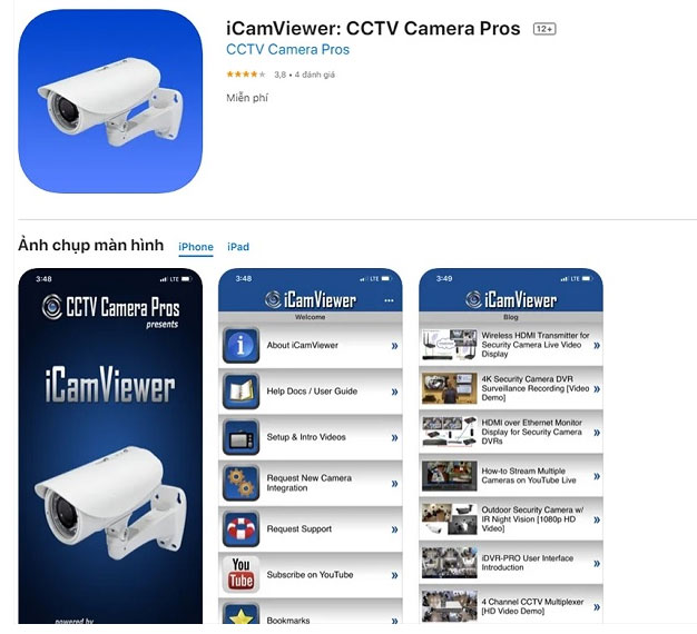 Phần mềm iCamViewer