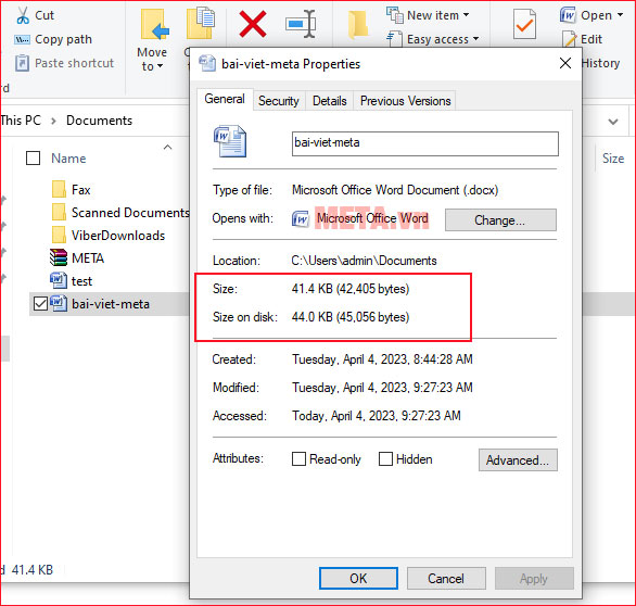 Giảm dung lượng file Word bằng cách nén ảnh trực tiếp có trong file