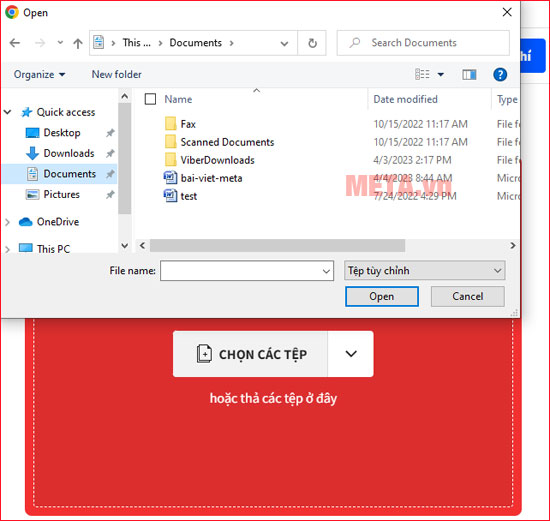 Cách giảm dung lượng file word online bằng SmallPDF.com