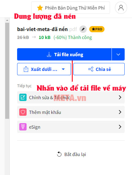 Cách giảm dung lượng file word online bằng SmallPDF.com