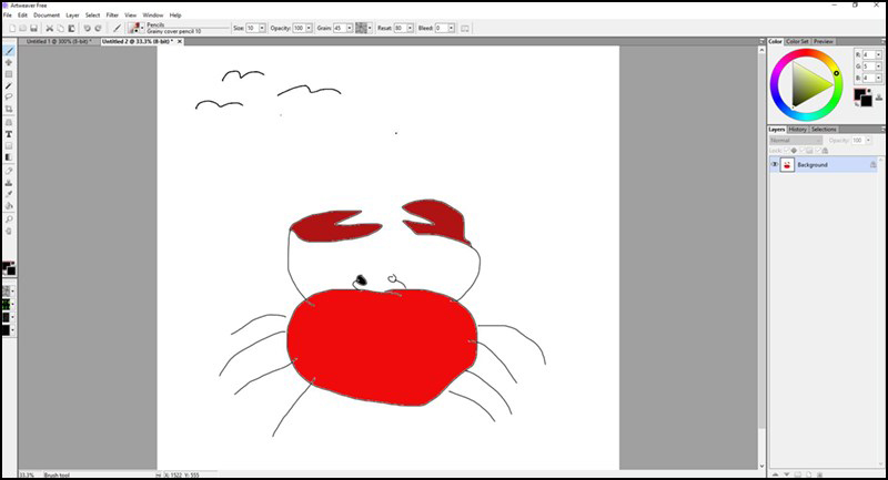 App vẽ trên máy tính: Artweaver Free