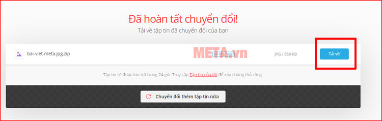 Cách chuyển file Word sang file ảnh bằng Convertio
