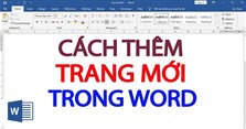 Cách thêm trang trong Word đơn giản nhất 2025