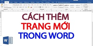 Cách thêm trang trong Word đơn giản nhất 2024