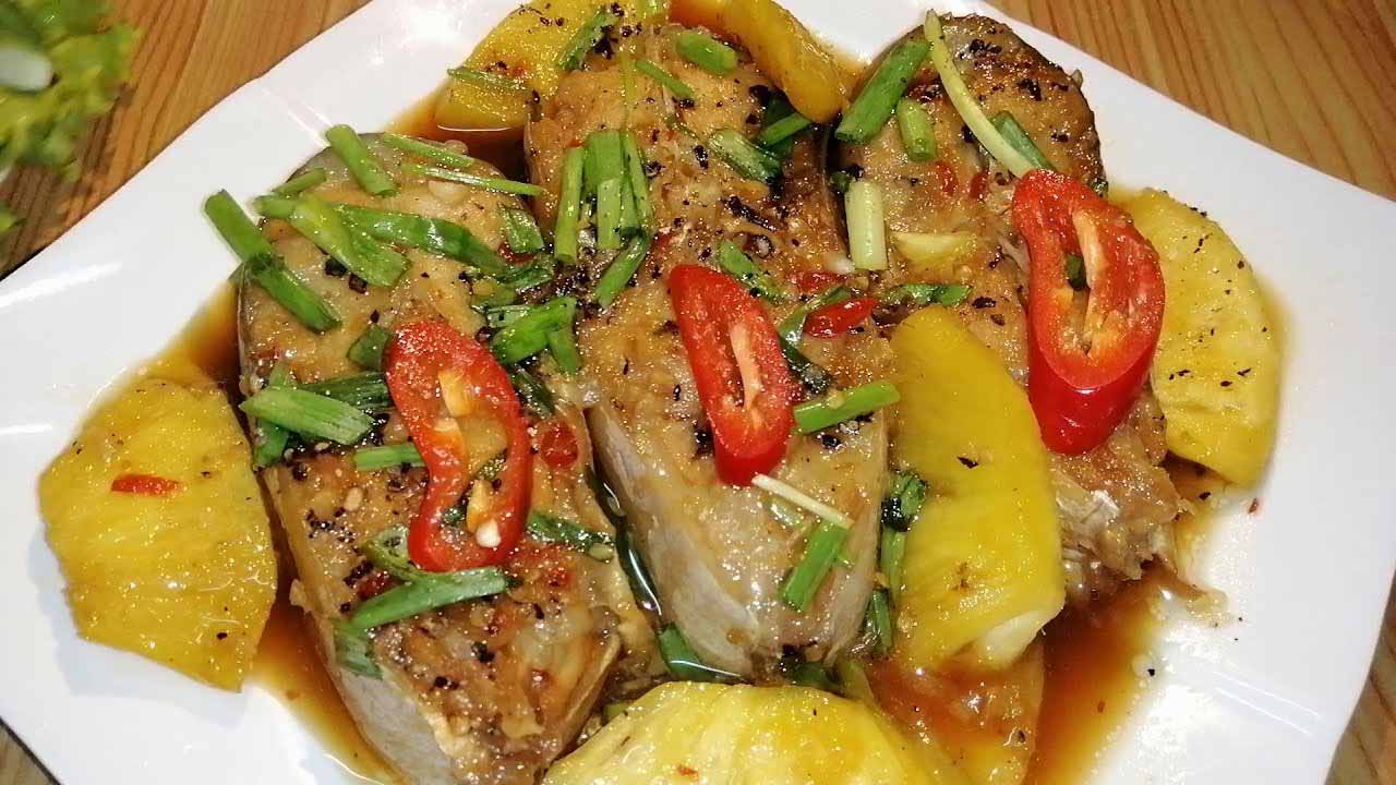 Thành phẩm món cá hú kho thơm