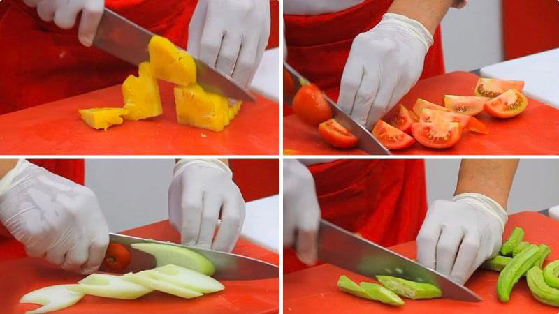 Sơ chế các nguyên liệu khác