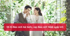 Stt đi đám cưới hài hước, cap đám cưới thính ngập trời