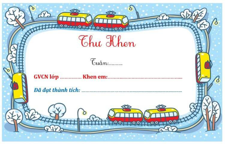 Mẫu thư khen ngợi học sinh tiểu học