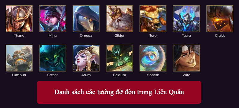 Tướng đỡ đòn trong Liên Quân