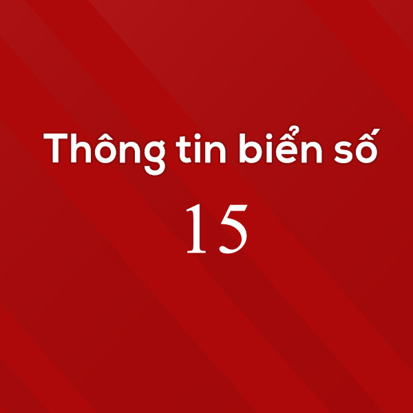 Thông tin về biển số xe 15
