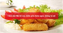 Cách làm đậu hũ non chiên giòn thơm ngon, không bị nát