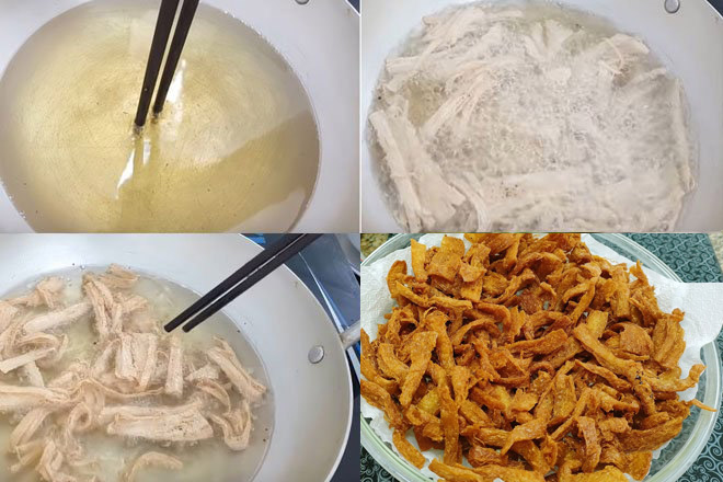 Cách chiên sườn non chay