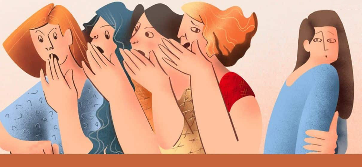 Hình ảnh châm biếm người nhiều chuyện