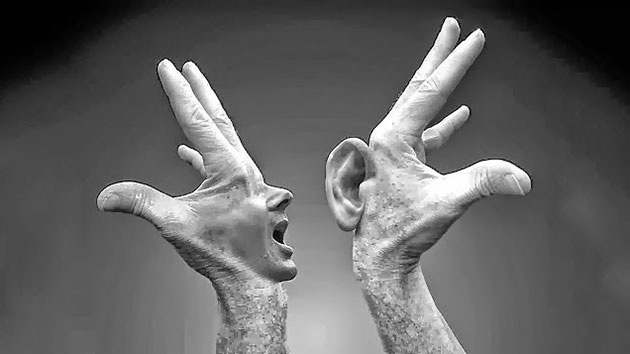 Hình ảnh châm biếm người nhiều chuyện