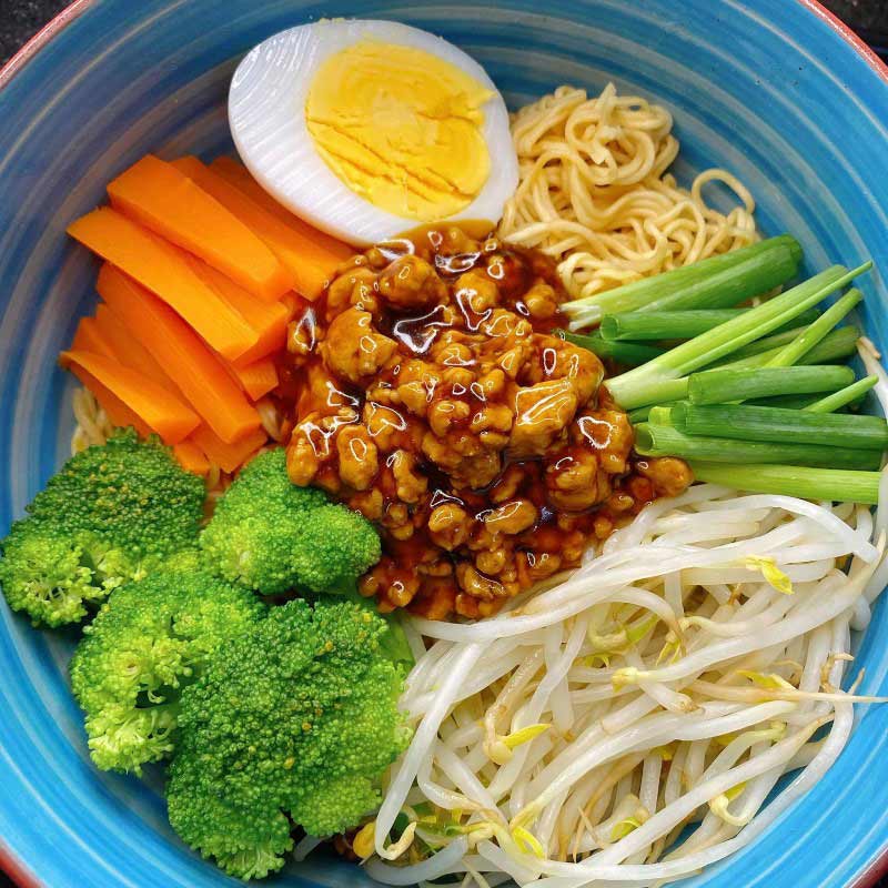 Thành phẩm nước sốt trộn mì khô ngon