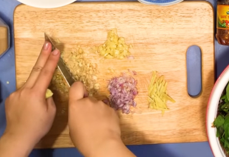 Sơ chế nguyên liệu phụ