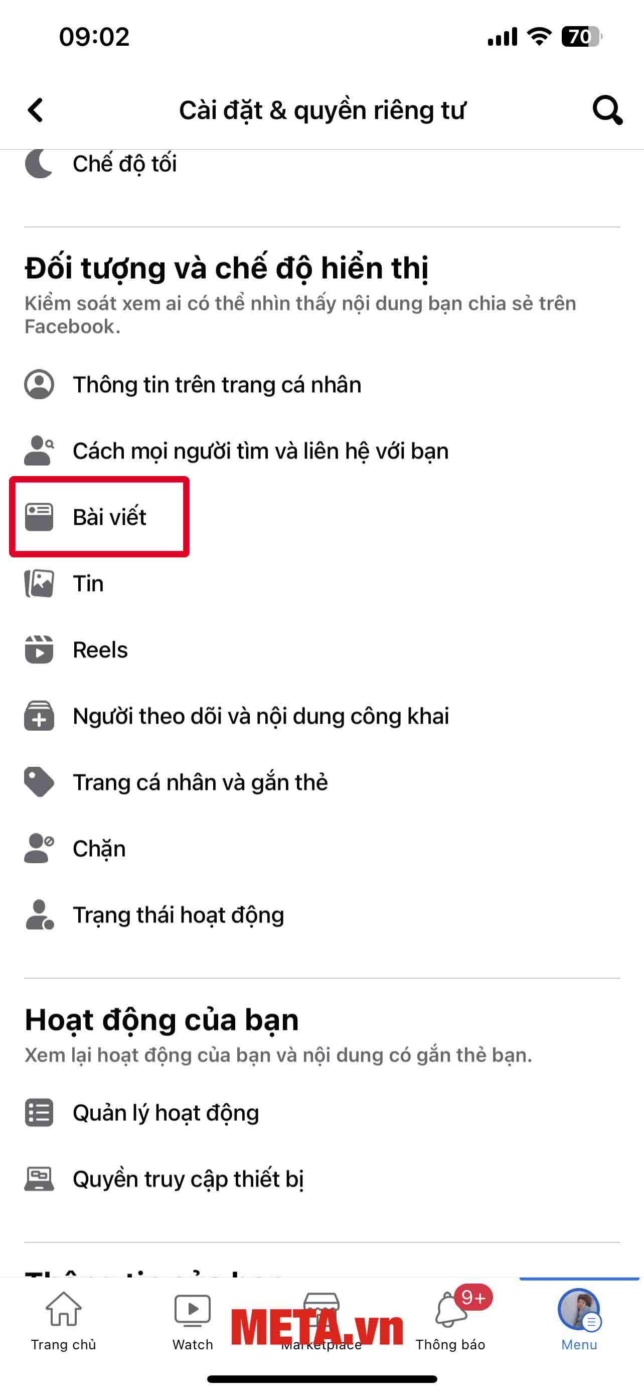 Chọn Bài viết