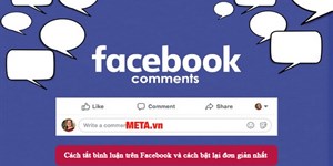 Cách tắt bình luận trên Facebook và cách bật lại đơn giản nhất