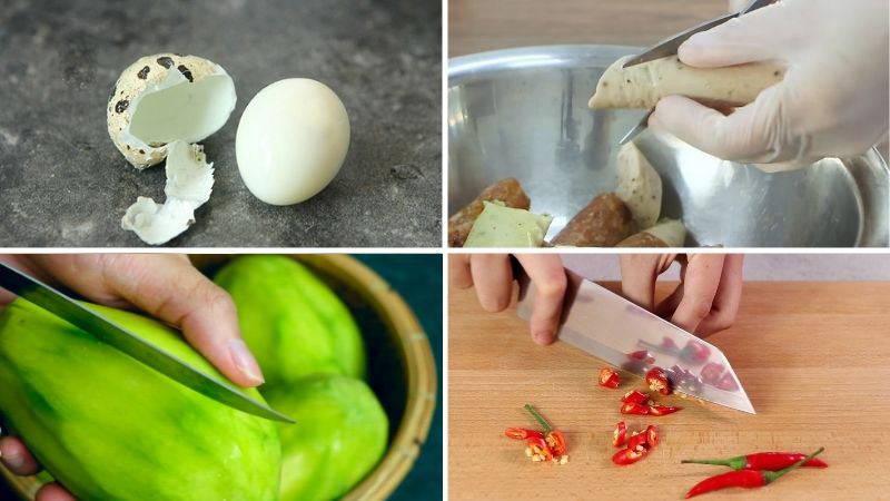 Sơ chế nguyên liệu