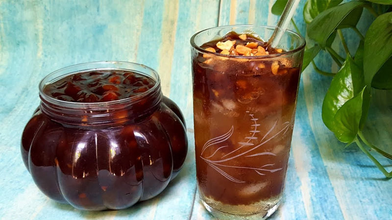 Thành phẩm món me đá ngon