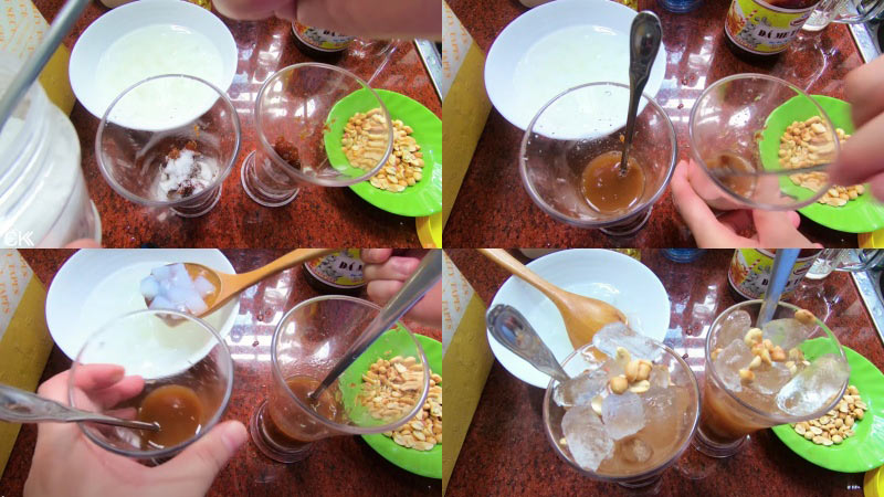 Cách pha đá me đậu phộng