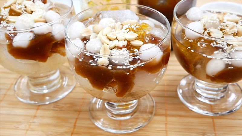 Thành phẩm món đá me với thơm