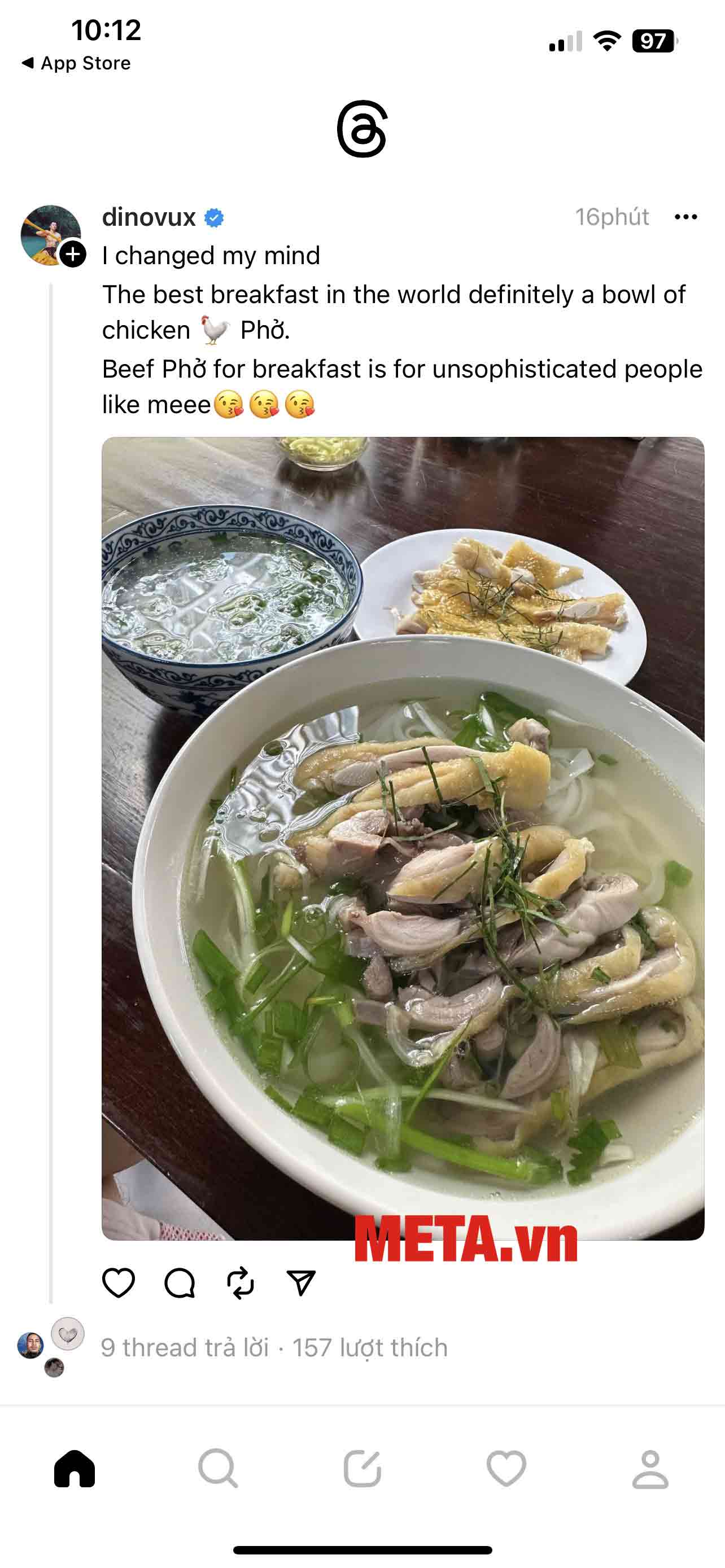 Như vậy là bạn đã cài đặt xong ứng dụng Threads Instagram rồi đó