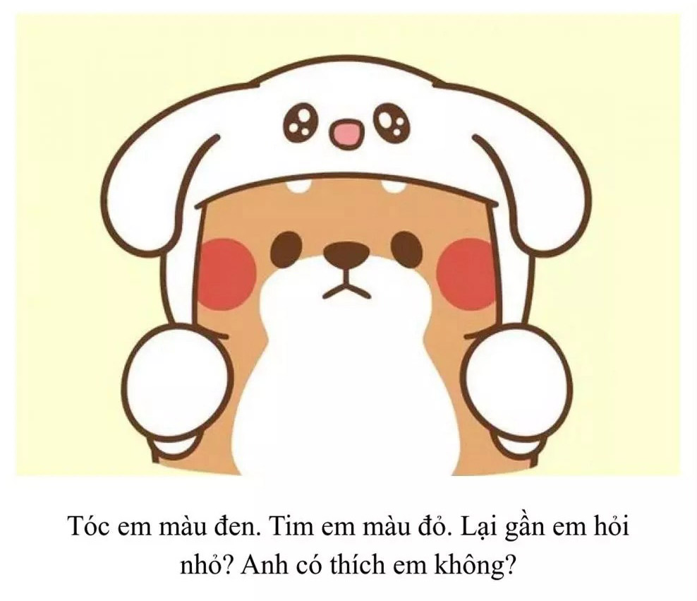 Hình ảnh thả thính cute