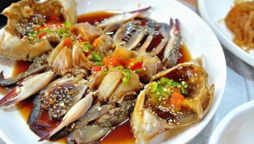 Thành phẩm món ghẹ ngâm tương Hàn Quốc cực ngon