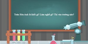 Toán Hóa Anh là khối gì? Làm nghề gì? Thi vào trường nào?