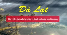 Thơ về Đà Lạt ngắn hay, thơ về thành phố ngàn hoa lãng mạn
