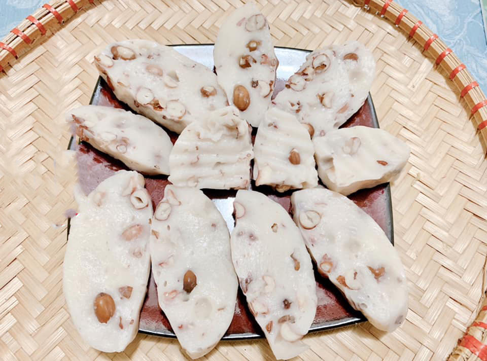 Thành phẩm bánh đúc lạc lạc cực ngon