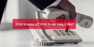 0246 là mạng gì? 0246 là mã vùng ở đâu?