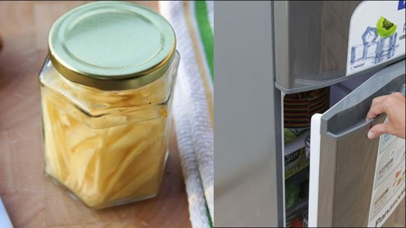 Cách bảo quản của gừng ngâm giấm