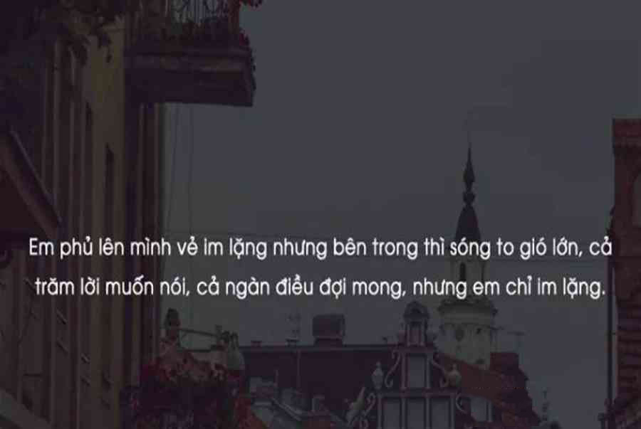 Stt im lặng, stt im lặng trong tình yêu hay nhất