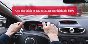 Cap thả thính về xe, stt lái xe thả thính hài hước