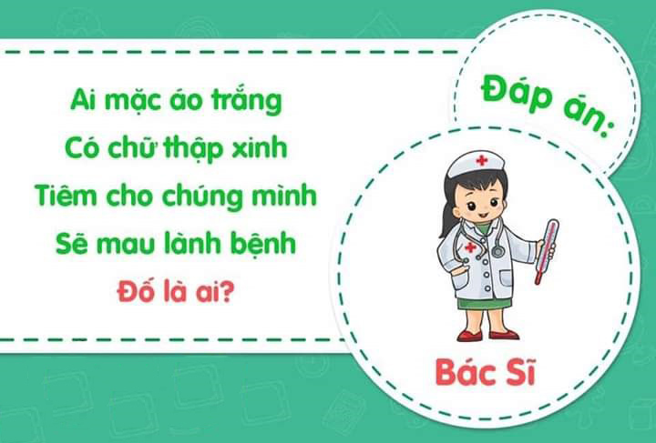 Câu đố về nghề nghiệp hay nhất