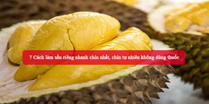 7 Cách làm sầu riêng nhanh chín nhất, chín tự nhiên không dùng thuốc