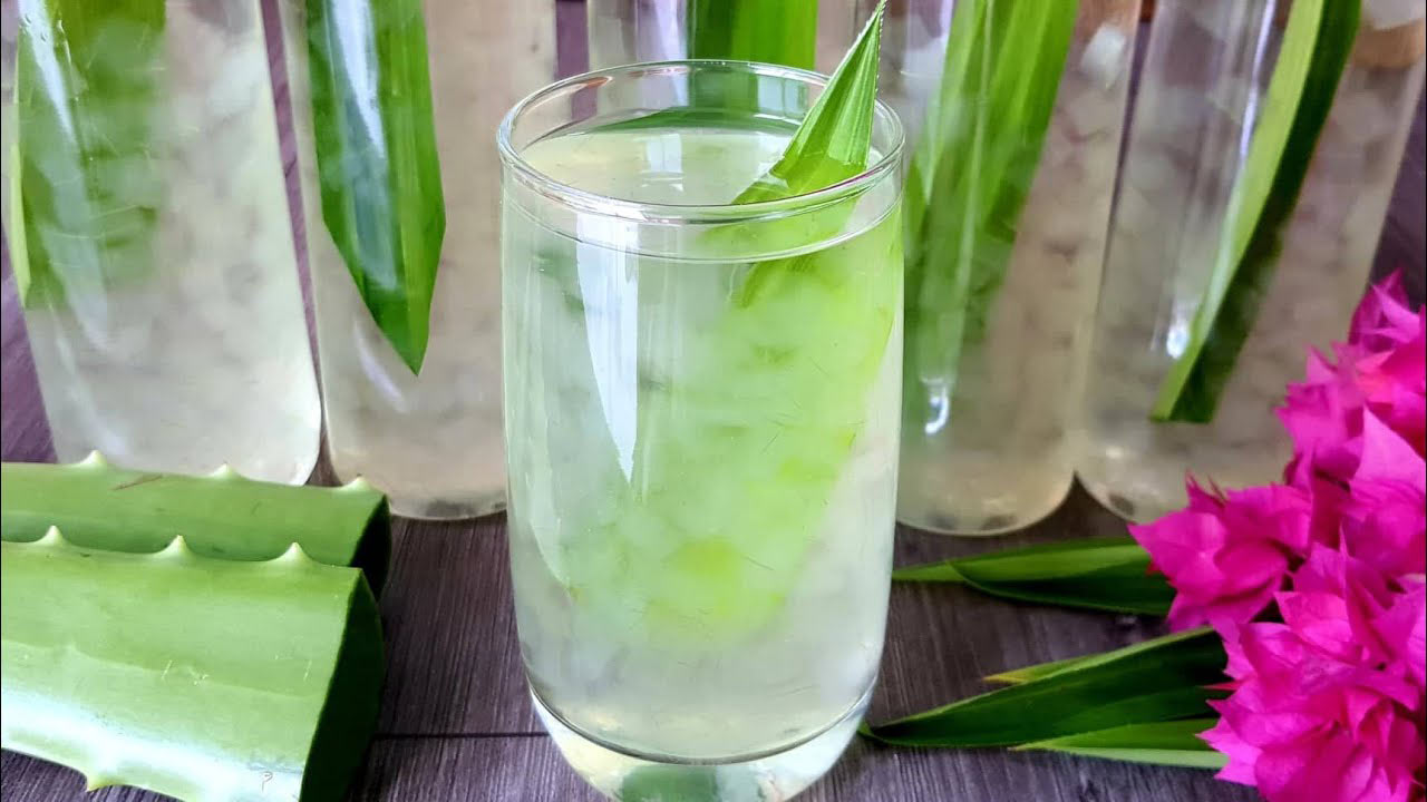 Thành phẩm món nước mát nha đam