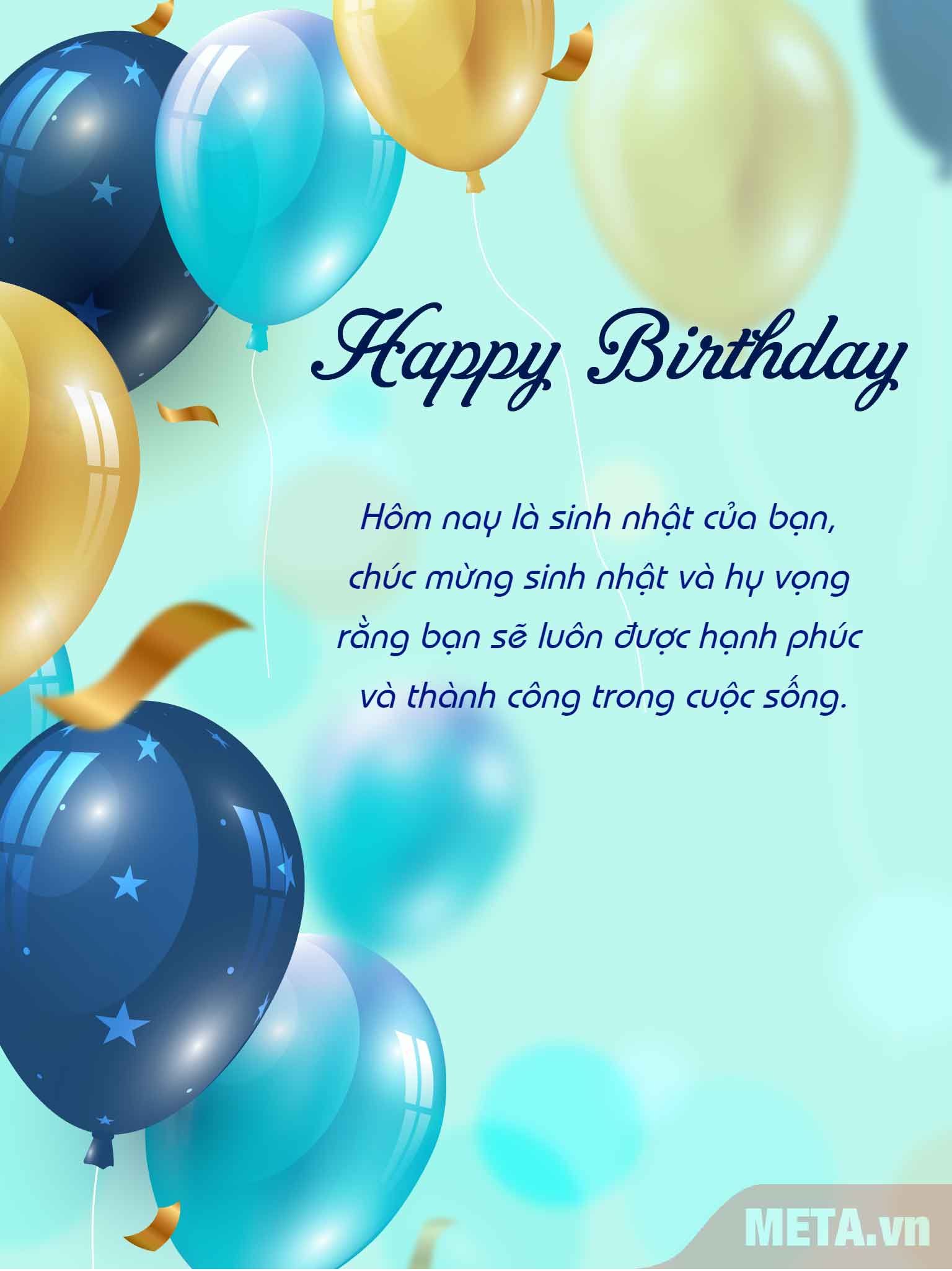 Thiệp chúc mừng sinh nhật khách hàng và đối tác