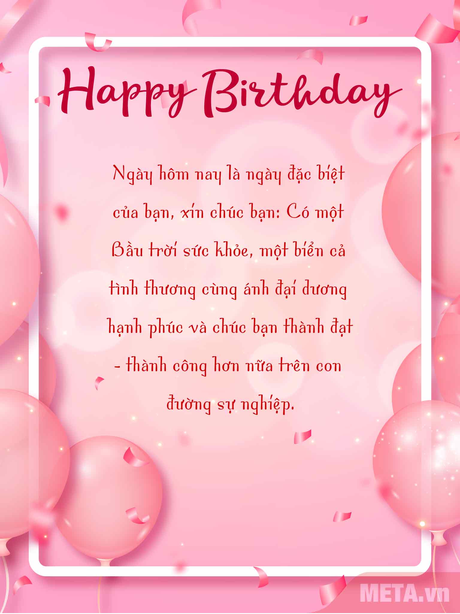 Thiệp chúc mừng sinh nhật khách hàng và đối tác