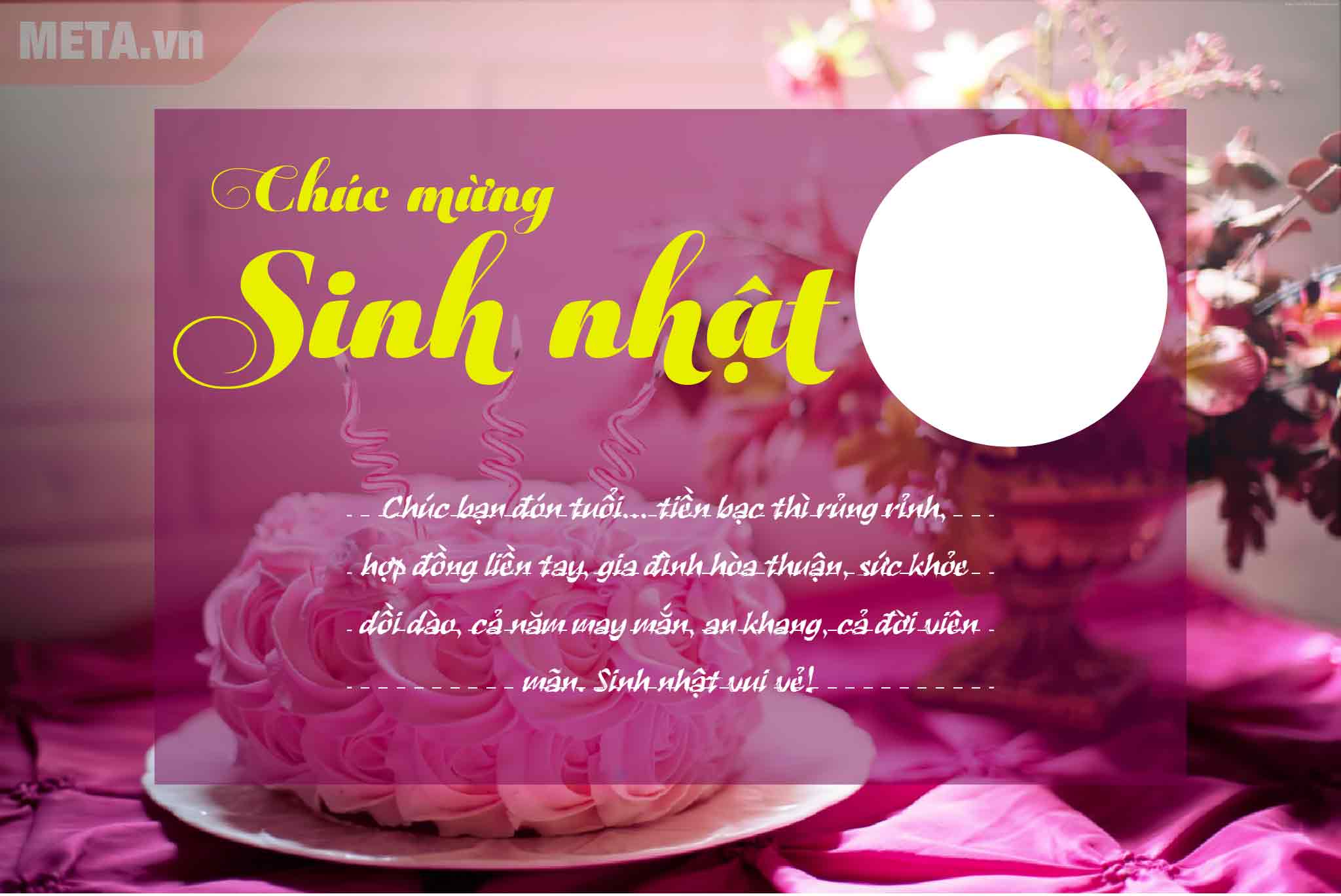 Thiệp chúc mừng sinh nhật khách hàng và đối tác