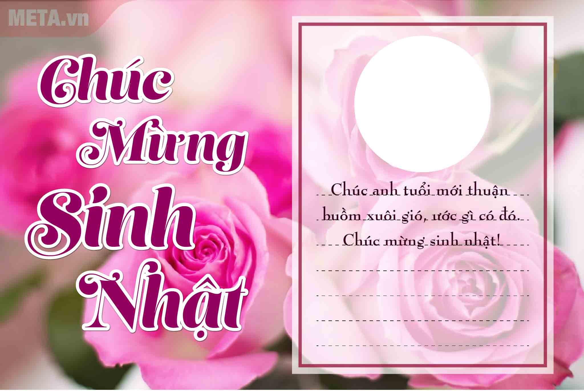 Thiệp chúc mừng sinh nhật khách hàng và đối tác