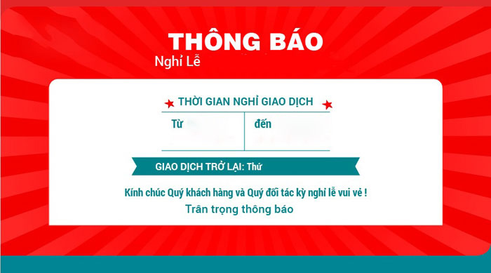 Mẫu thông báo nghỉ lễ 2/9 số 11