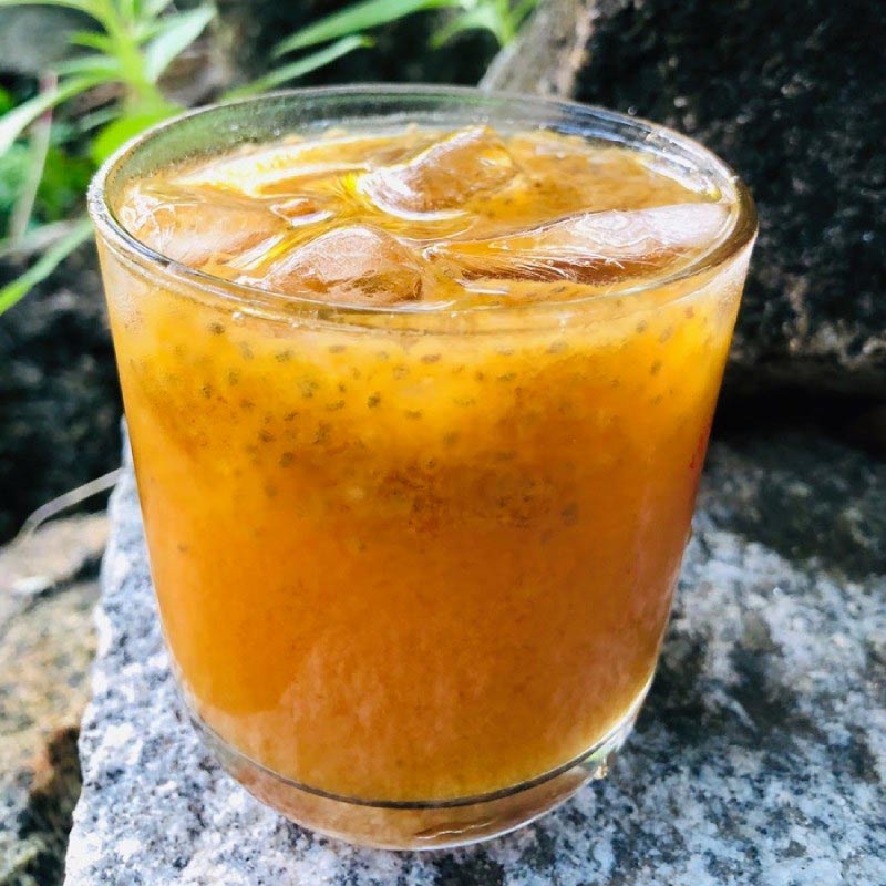 Thành phẩm trà chanh dây hạt chia